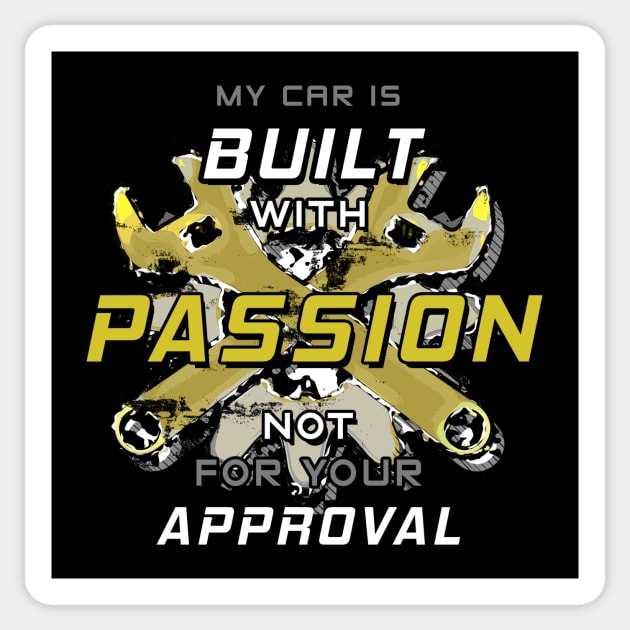 Built With Passion Sticker by BoxcutDC